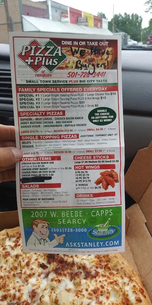 Pangburn Pizza Plus Menu image 2